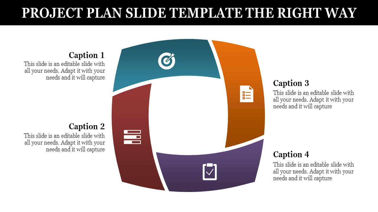 Free - Process Project Plan Slide Template for PPT and Google Slides